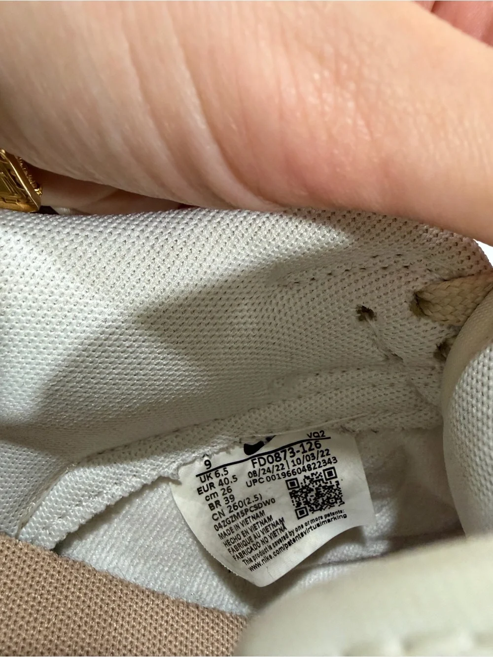 Nike Dunk Low Women's Sneakers in Sanddrift Taupe and Cream